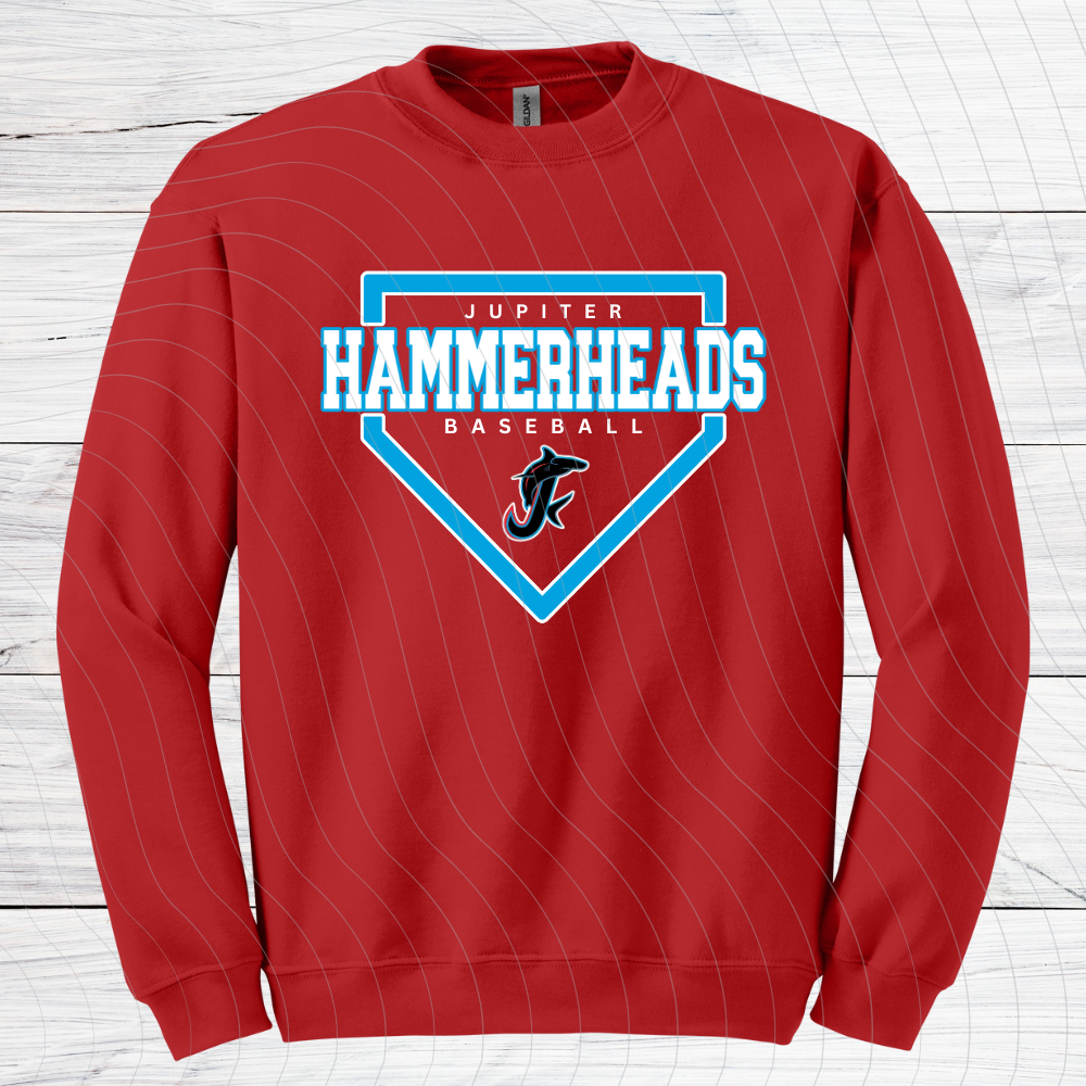 Hammerheads-B- RED- Sweatshirt/ Hoodie