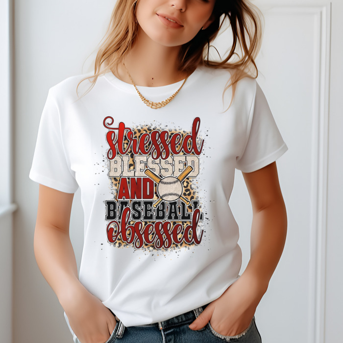 Stressed Blessed and Baseball Obsessed Top