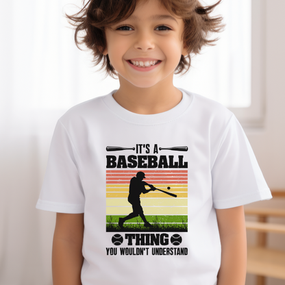 It’s a Baseball Thing You Wouldn’t Understand design shown on a T-shirt.