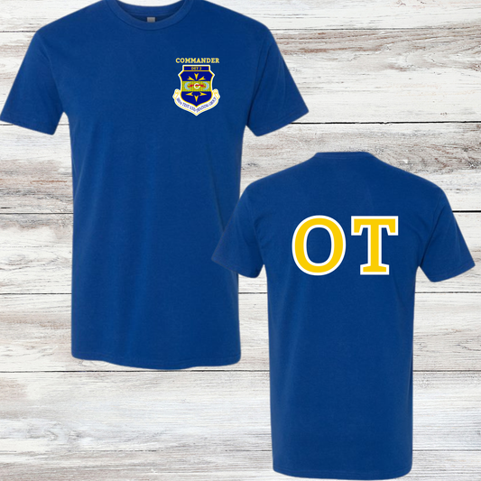 DET 2- Short Sleeve T-Shirt- Title- Commander