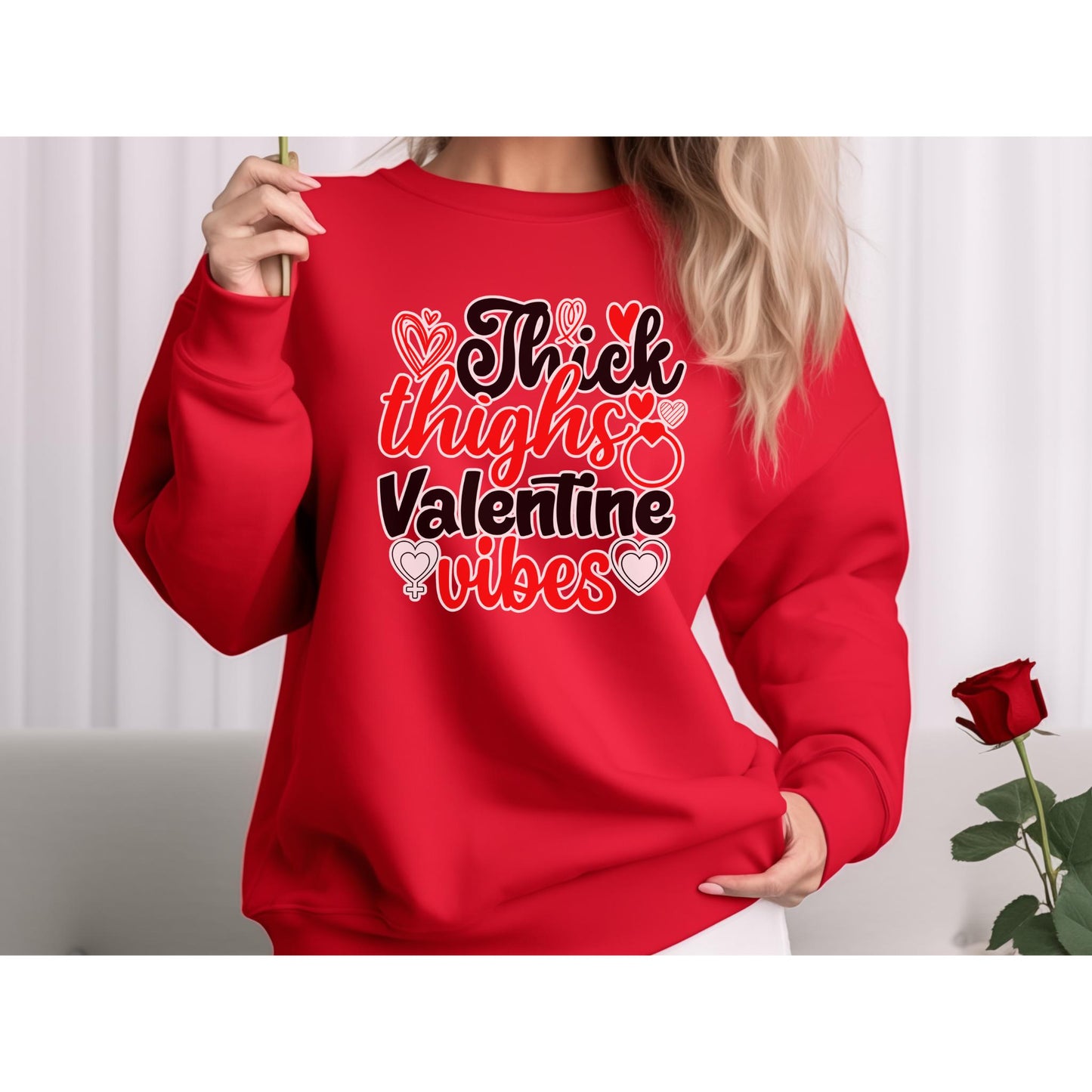 Thick Thighs Valentine Vibes Top