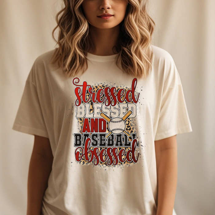 Stressed Blessed and Baseball Obsessed Top