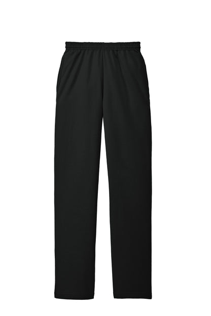 Port & Co Core Fleece Sweatpants with Pockets (PC78P) in Jet Black