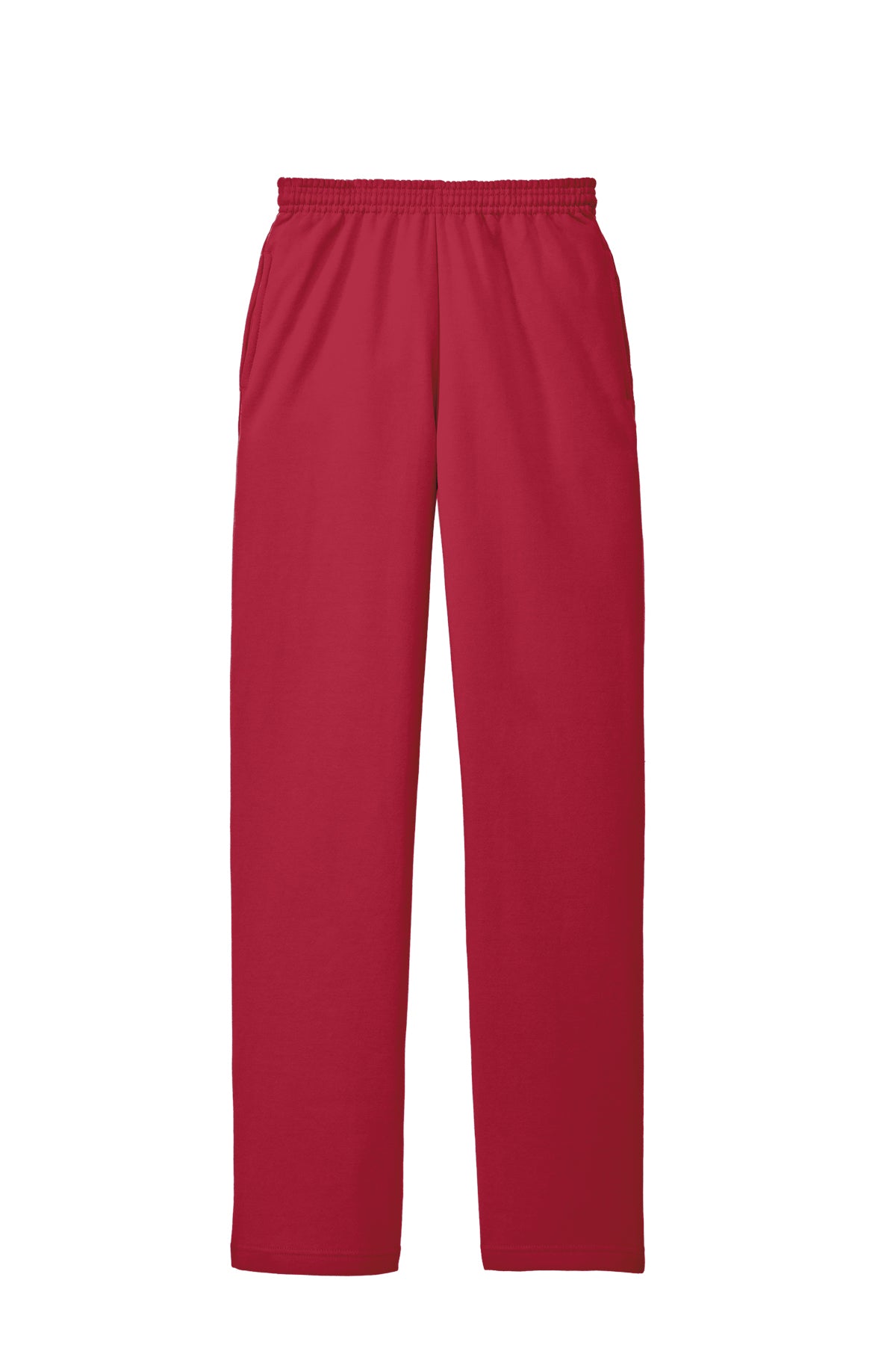 Port & Co Core Fleece Sweatpants with Pockets (PC78P) in Red
