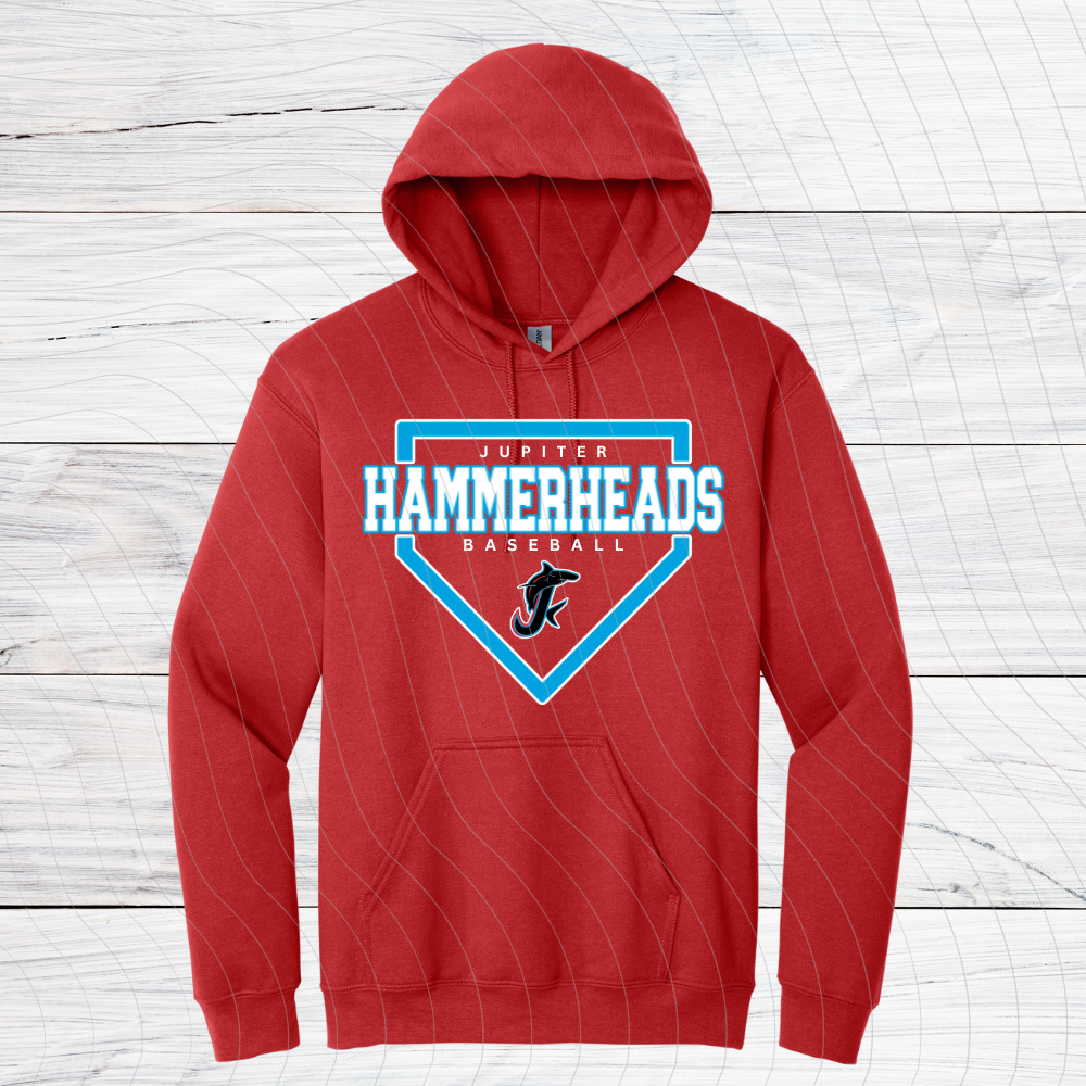 Hammerheads-B- RED- Sweatshirt/ Hoodie