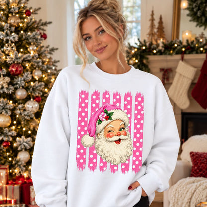 Vintage Santa Polka Dot Top — example 4