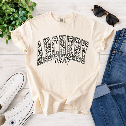Archery Mom — leopard collegiate design