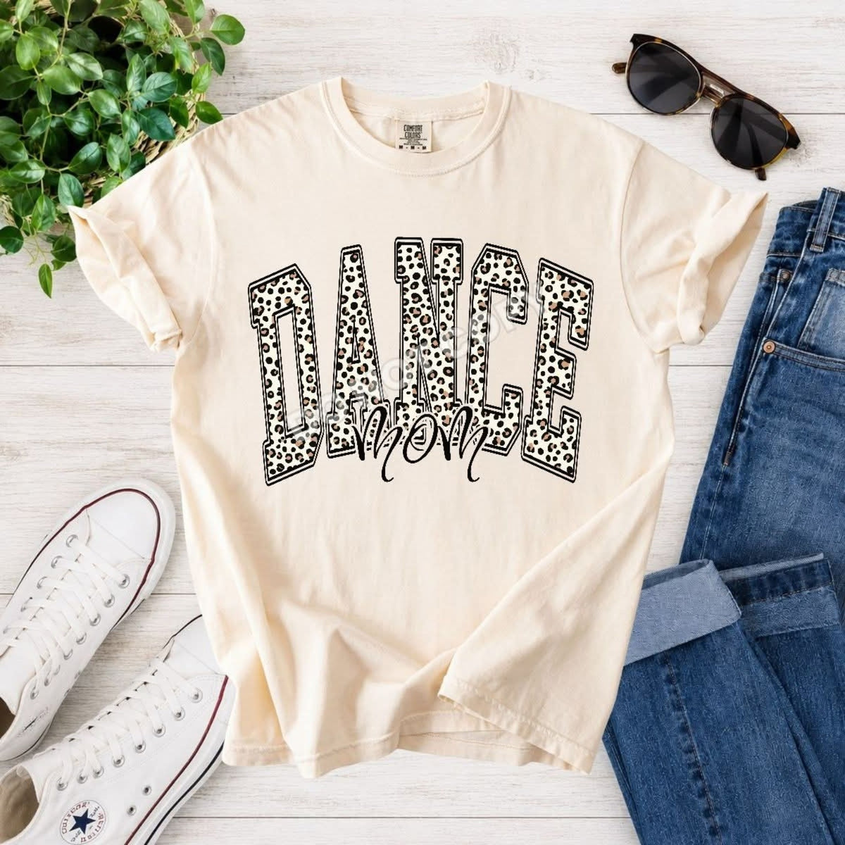 Dance Mom — leopard collegiate design