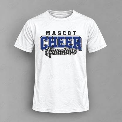 Custom Cheer Grandma Design 4-grandma cheer template Top white shirt mockup with 478 Custom Design watermark