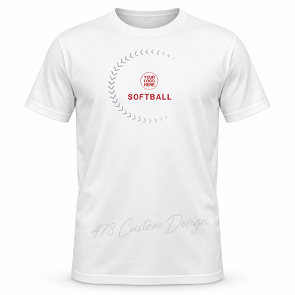 Custom-Baseball design on full-length short-sleeve dri-fit shirt