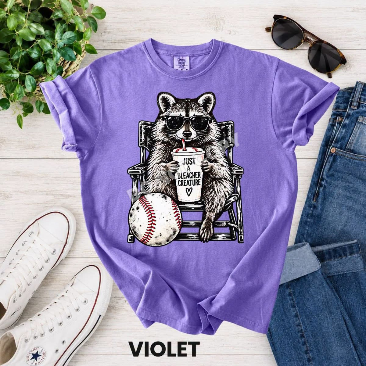 Just a Baseball Raccoon Shirt