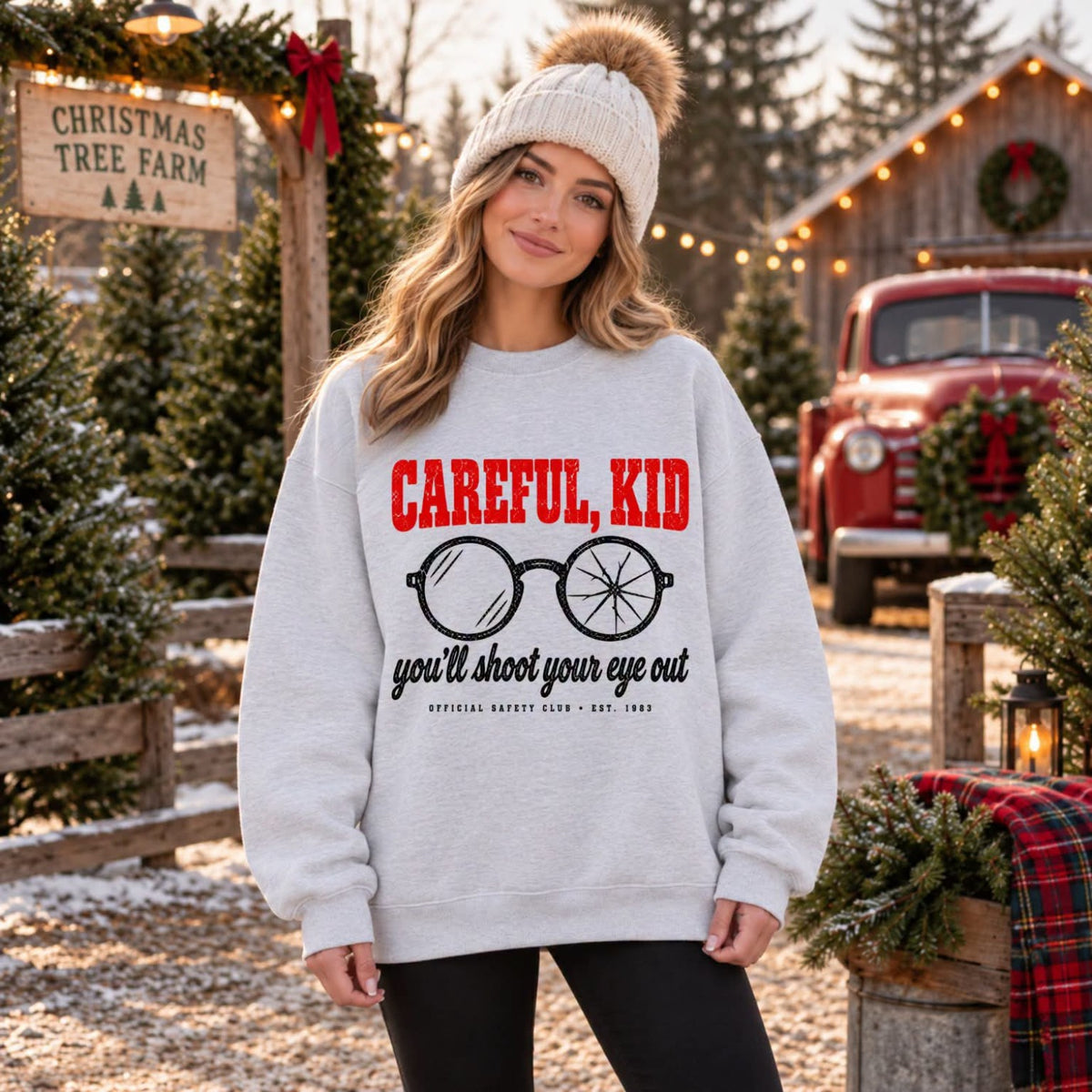 Careful Kid You’ll Shoot Your Eye Out Christmas Shirt