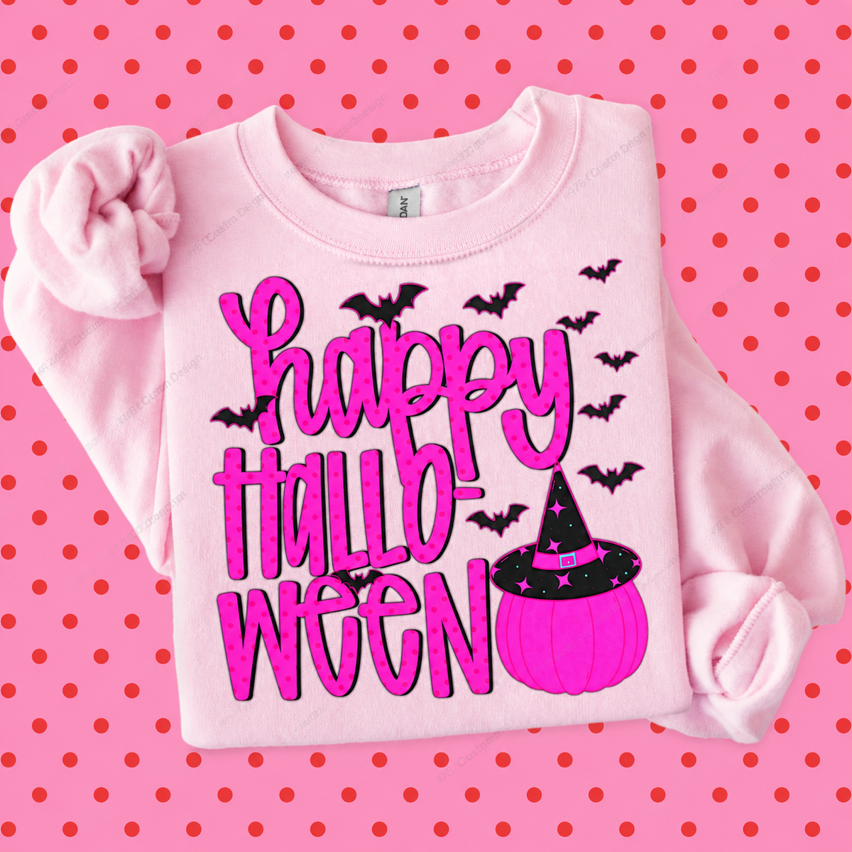 Happy Halloween apparel mockup – 478 Custom Design