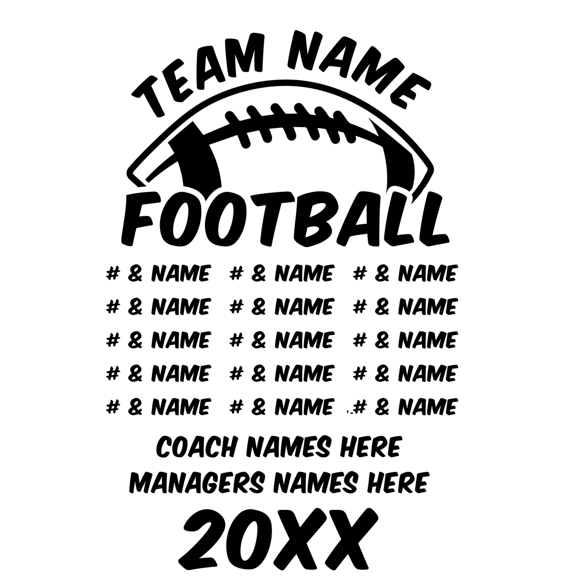 R04 — Classic Football roster layout example