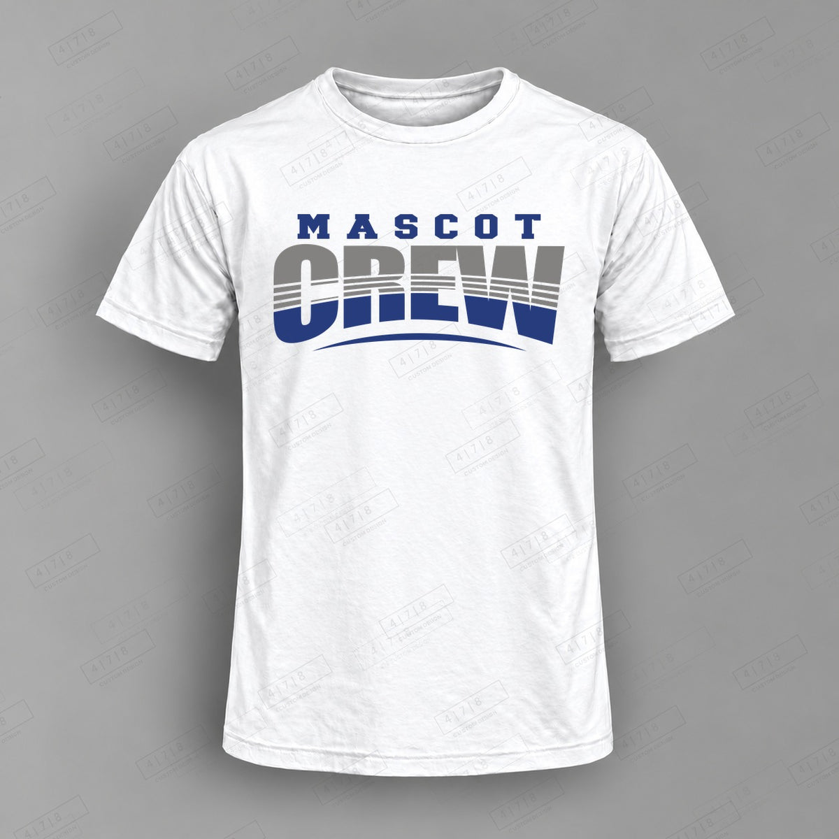 Custom Rowing Crew Design 0010 Top on white shirt, 478 Custom Design watermarked mockup