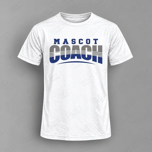 Custom Coach Design 008 Top on white shirt, 478 Custom Design watermarked mockup