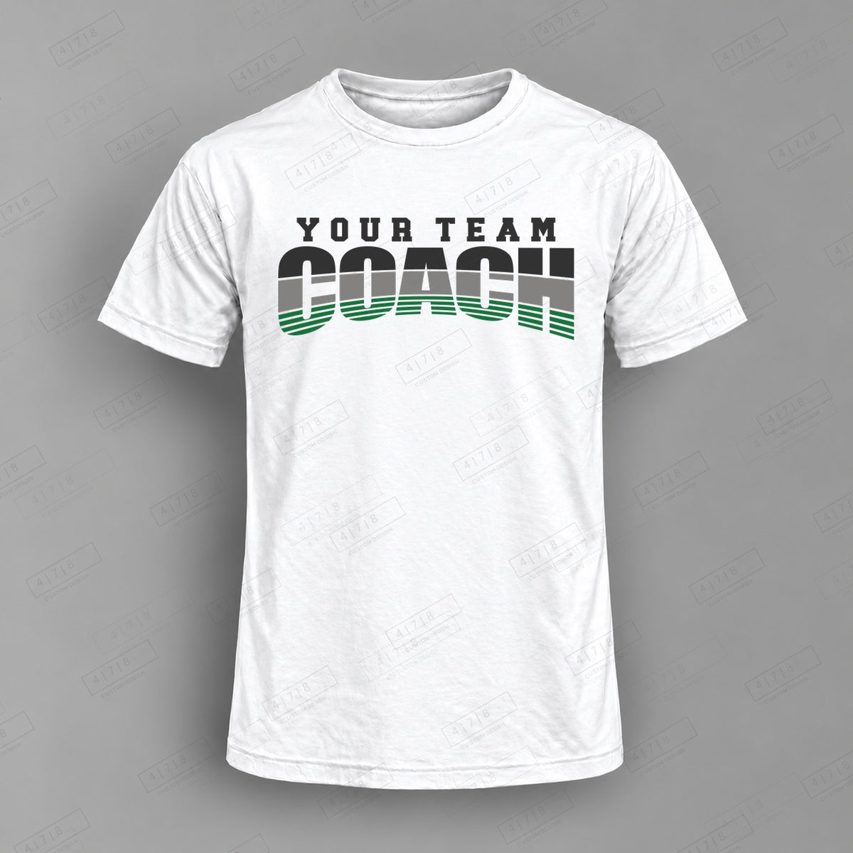 Custom Coach Design 1-Custom Top on white shirt, 478 Custom Design watermarked mockup