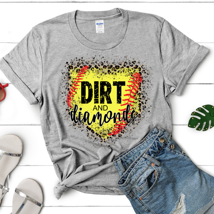 Dirt & Diamonds Softball Top