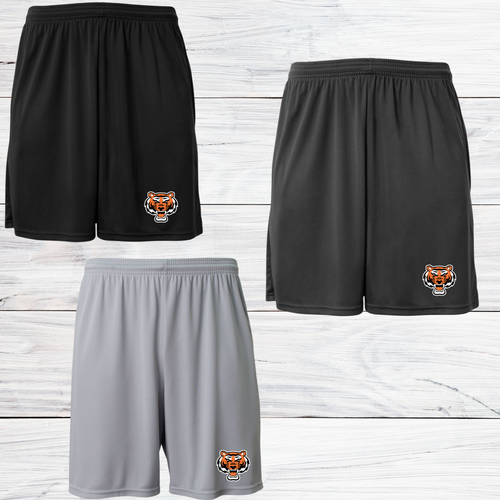 Tigers Baseball Men's Shorts w/ Pockets 7" Inseam