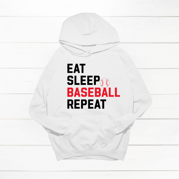 EAT SLEEP BASEBALL REPEAT Tee