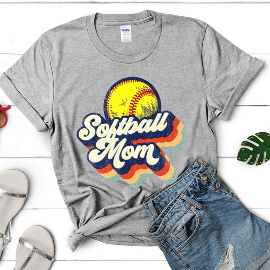 Softball Mom Retro Top