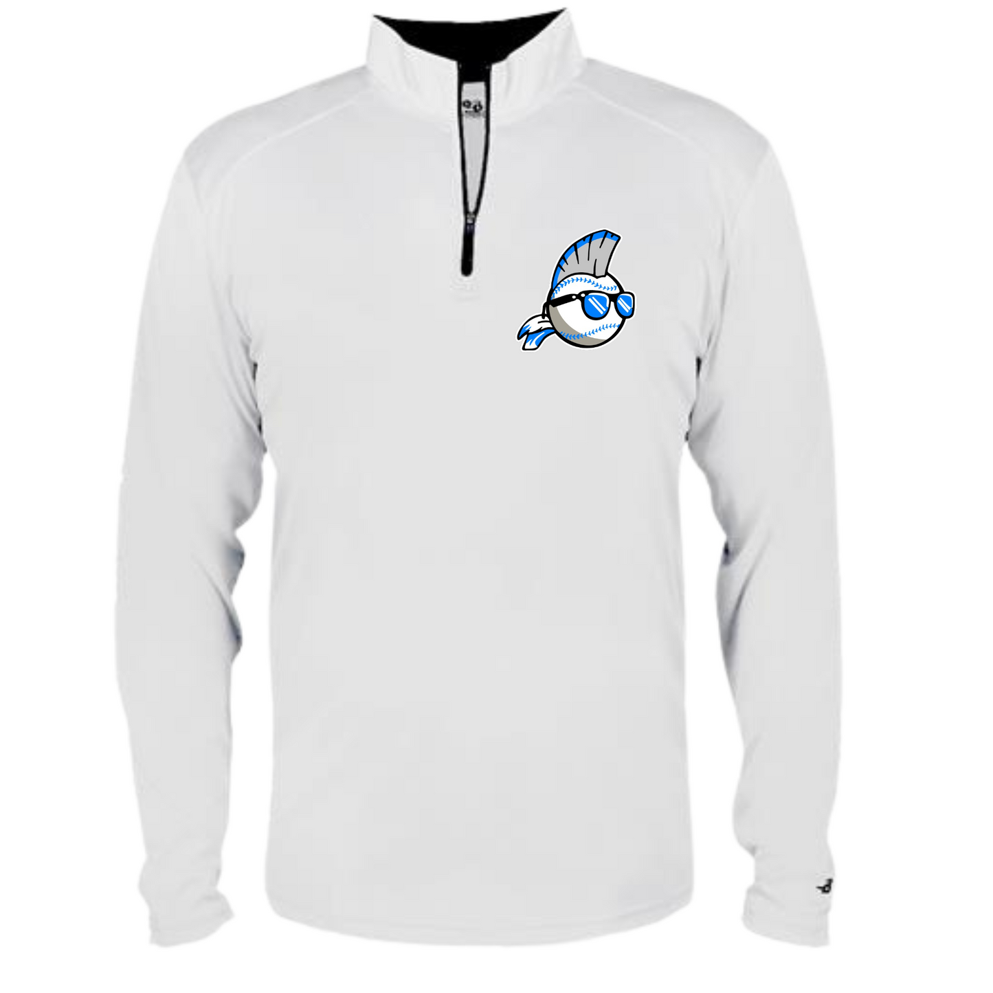 Macon Trouble-1/4 Zip Long Sleeve Pullover Shirt