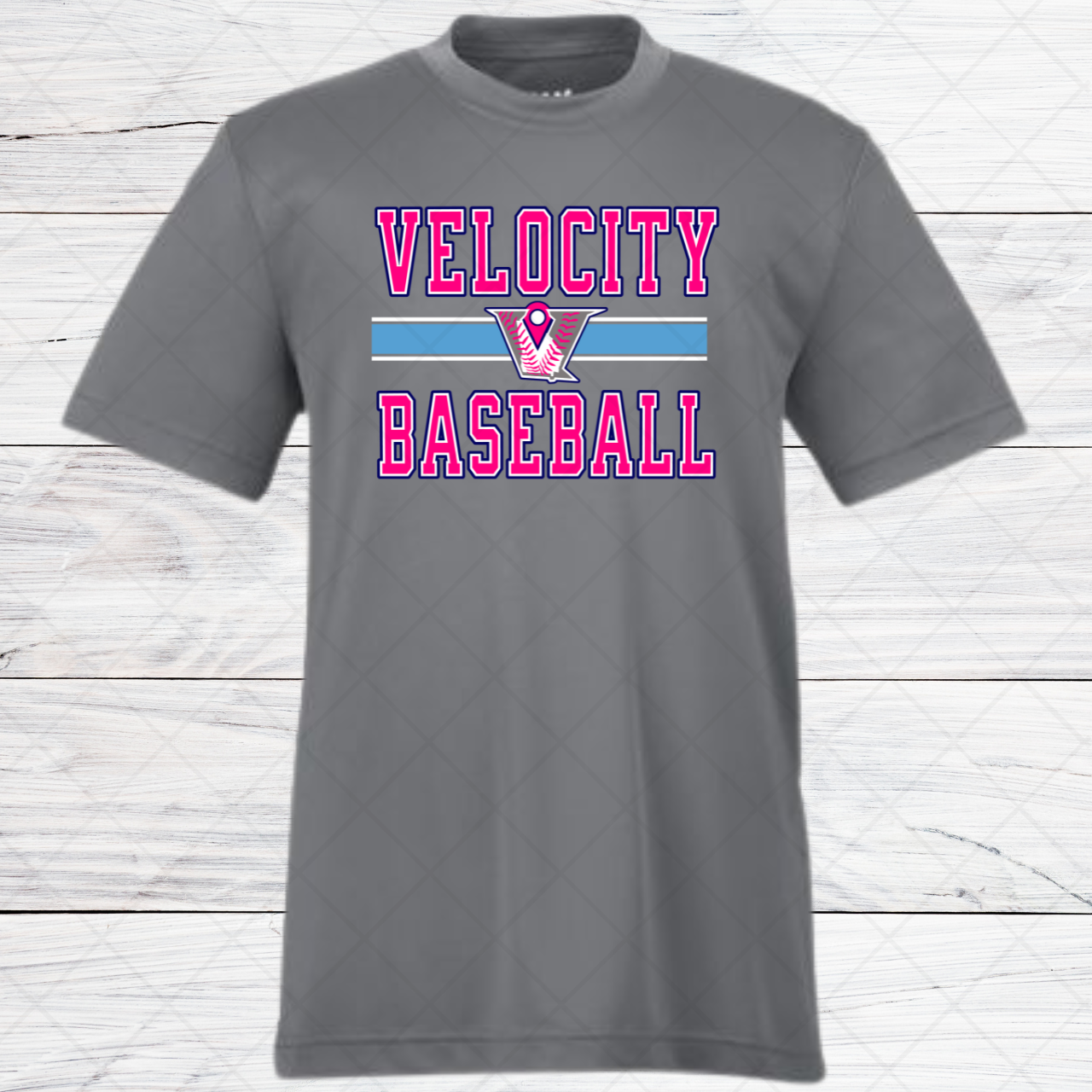 Velocity Baseball- Pink & Light Blue Edition
