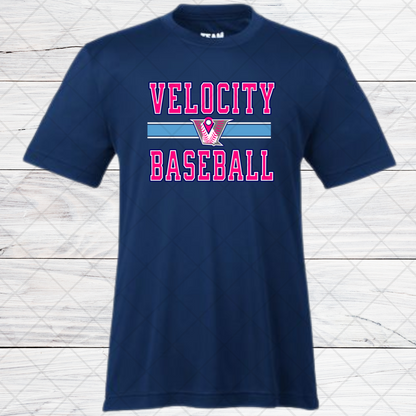 Velocity Baseball- Pink & Light Blue Edition