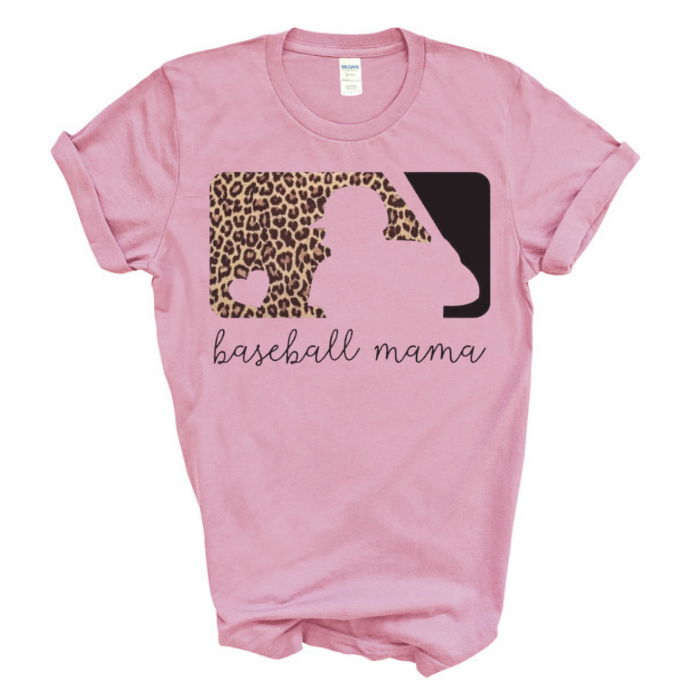 Baseball Mama Leopard MLB Top