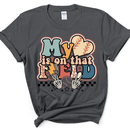 My Heart Is On That Field Retro Top