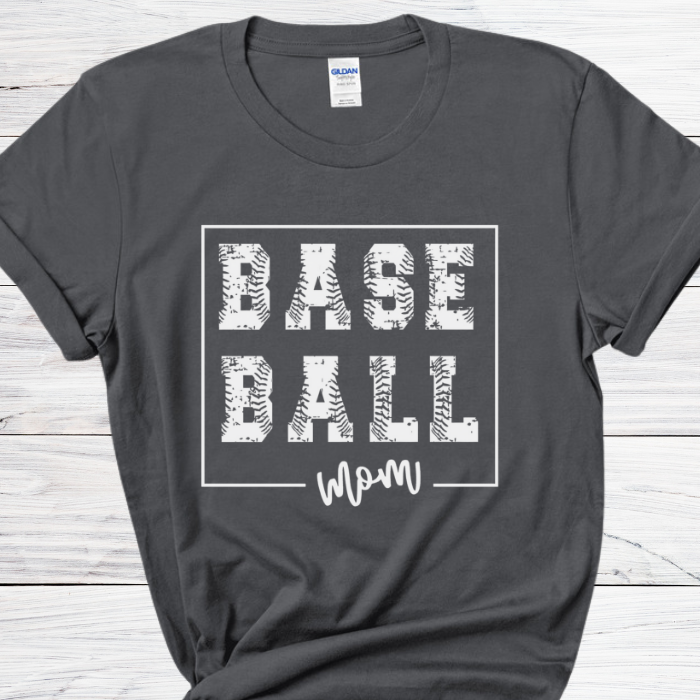 BASE BALL mom in White Top