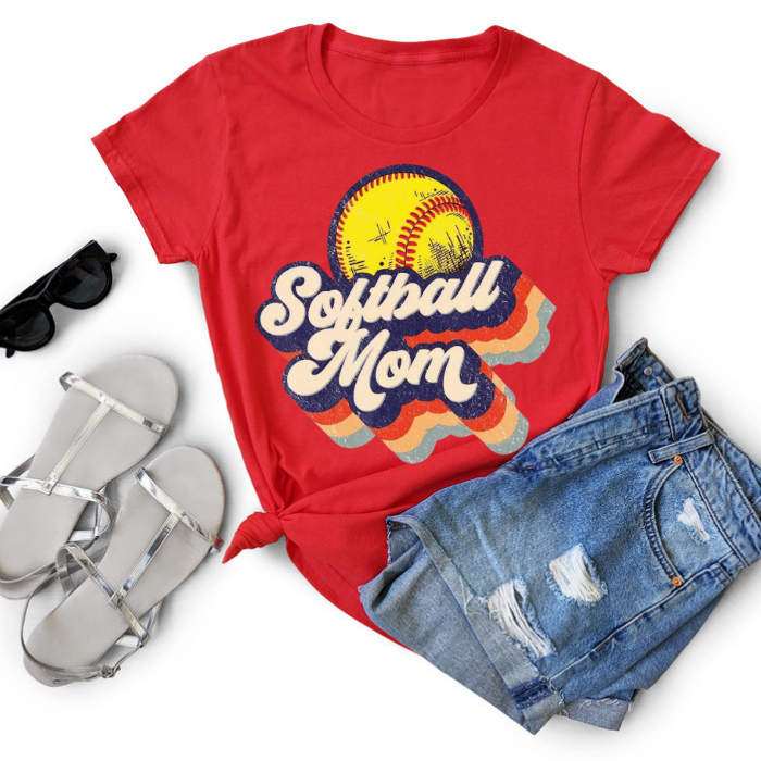 Softball Mom Retro Top