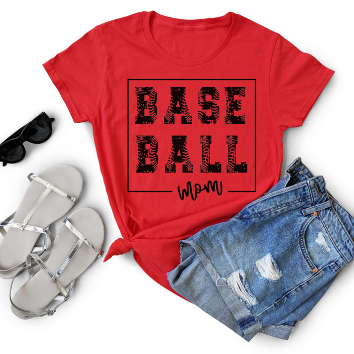 Baseball Mom Graphic Top