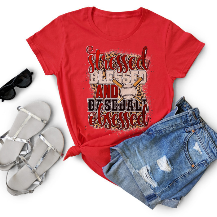 Stressed Blessed and Baseball Obsessed Top