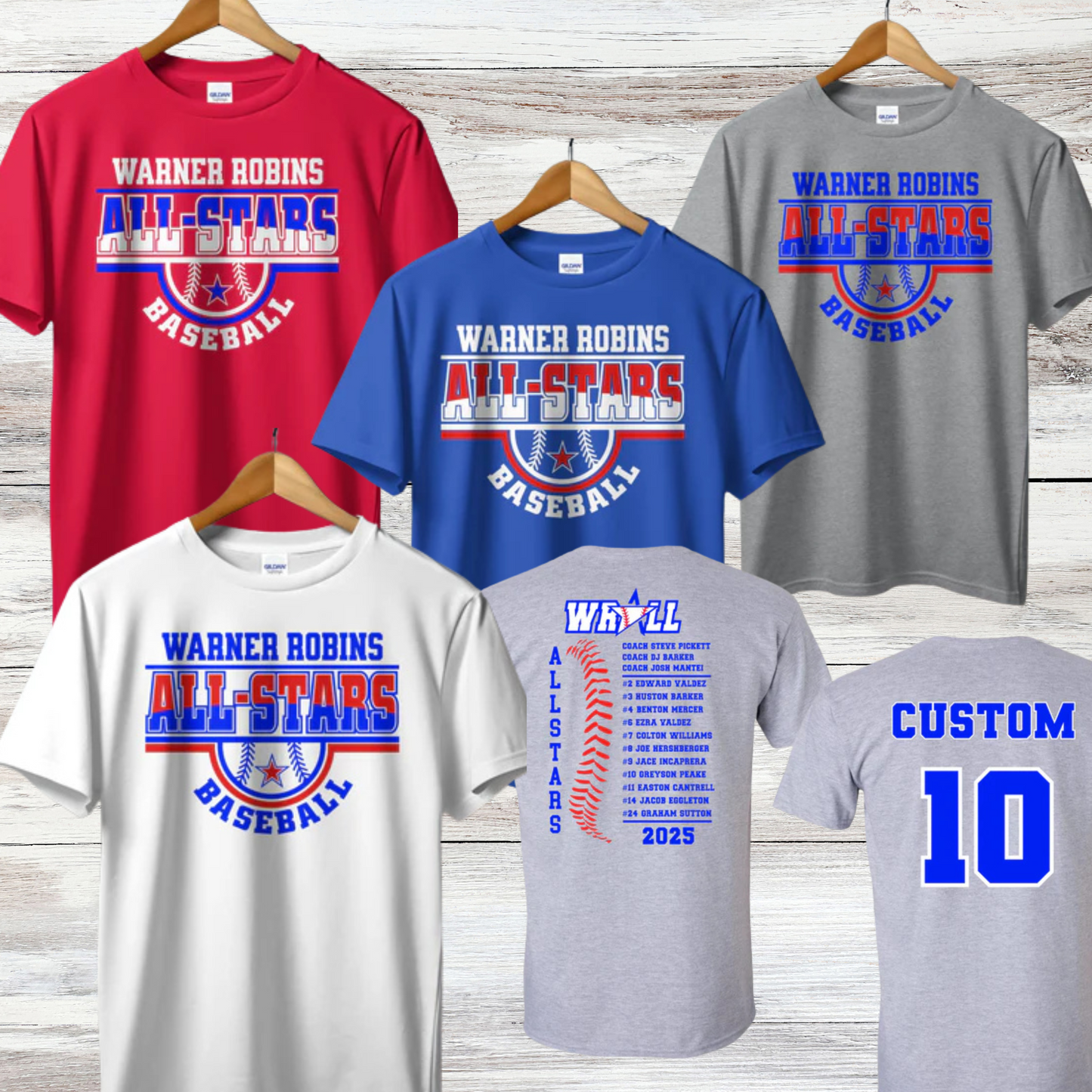 WRALL All Stars- Design 3- Short Sleeve or Tank All Colors