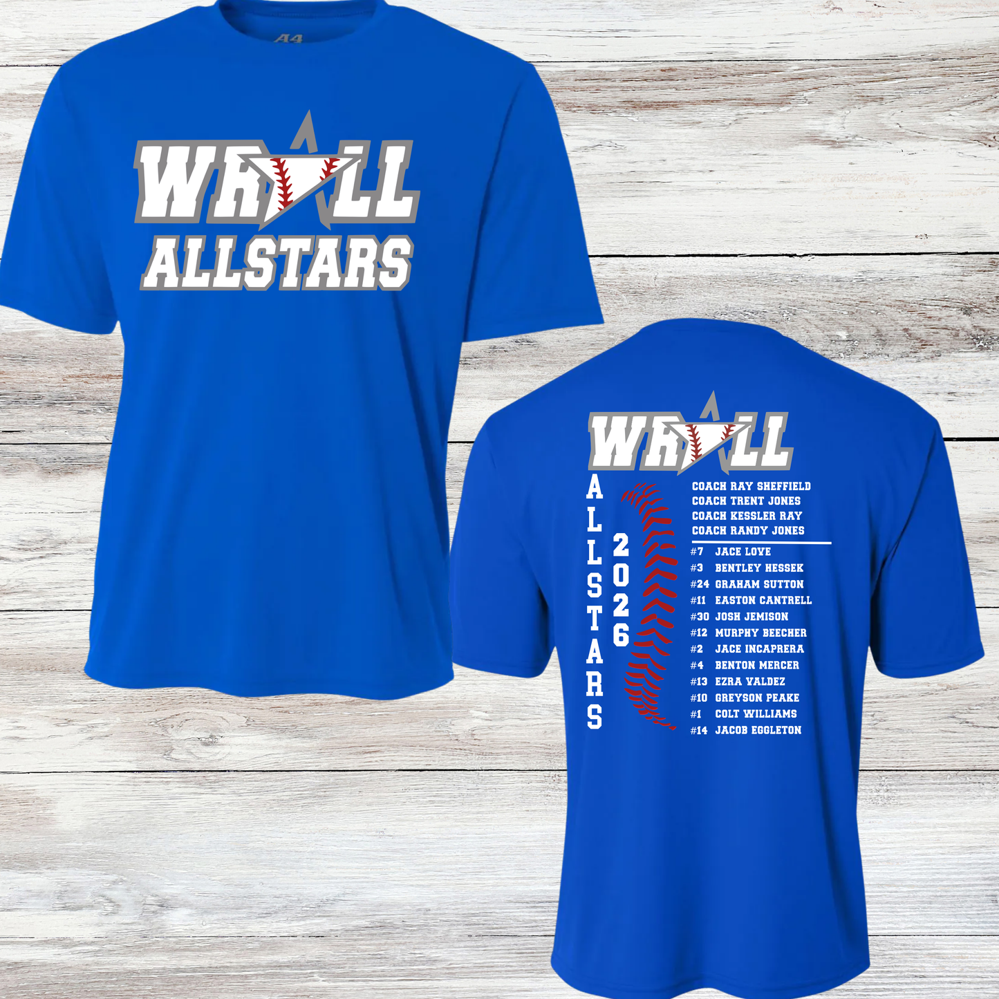 WRALL ALL STARS Design 13
