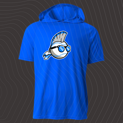 Macon Trouble- Design-B-BLUE- Short/Long Sleeve Dri-Fit w/ Hood