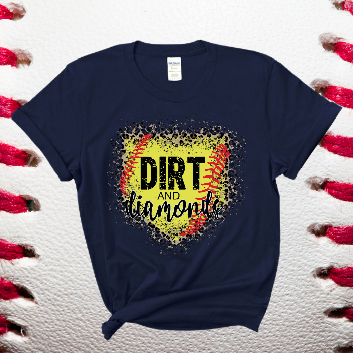 Dirt & Diamonds Softball Top