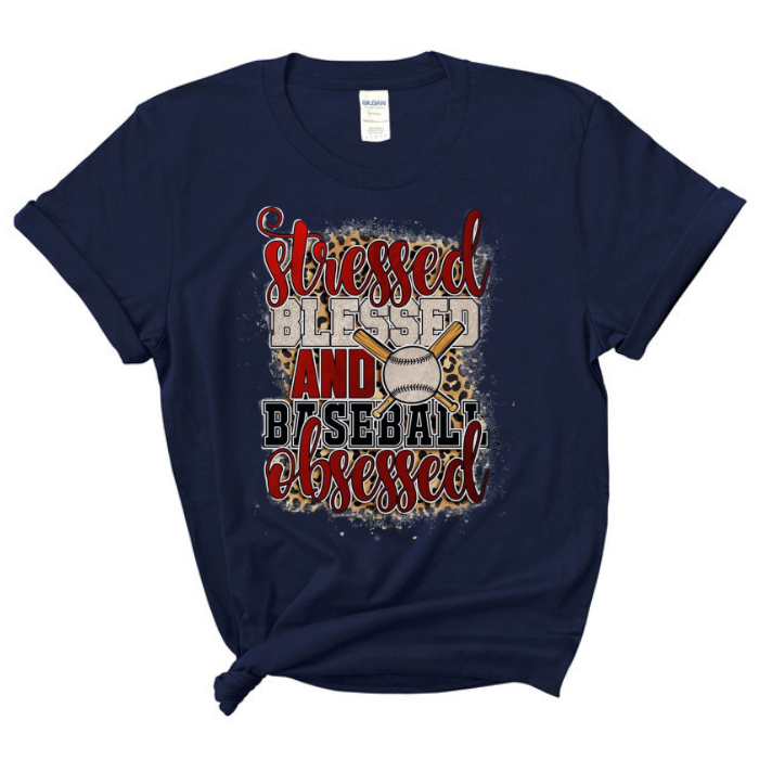 Stressed Blessed and Baseball Obsessed Top