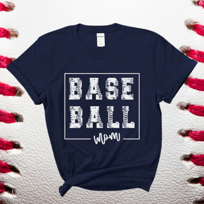 BASE BALL mom in White Top