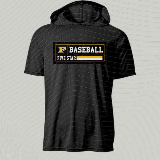 Design A-BLACK- Short/ Long Sleeve with HOOD