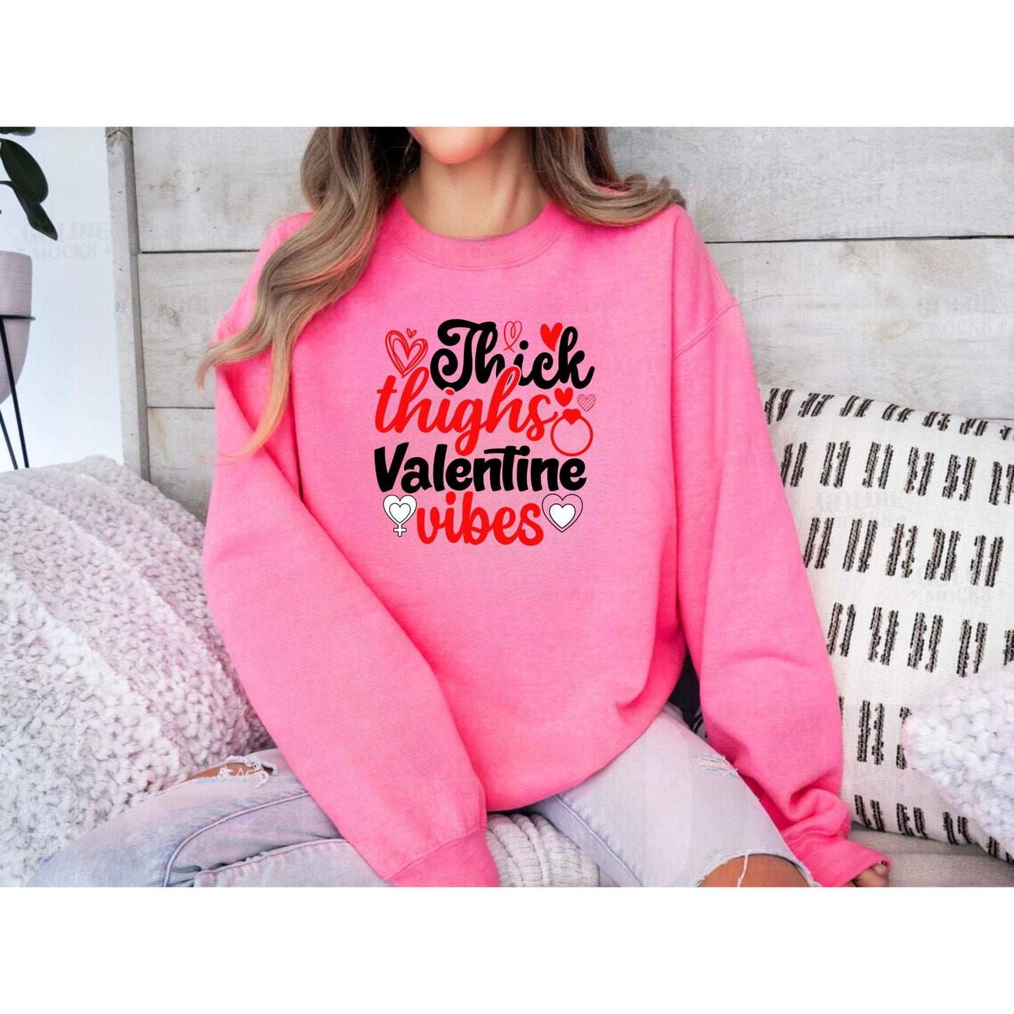 Thick Thighs Valentine Vibes Top