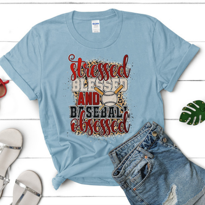 Stressed Blessed and Baseball Obsessed Top