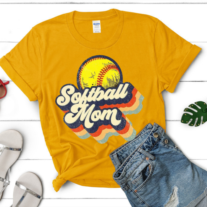 Softball Mom Retro Top