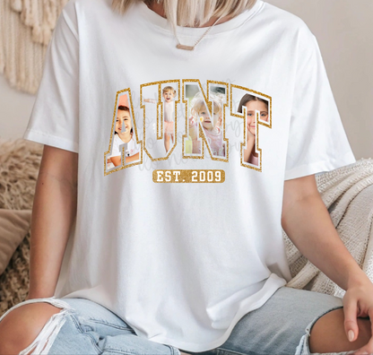 Custom Aunt  Photo Top — design example 1