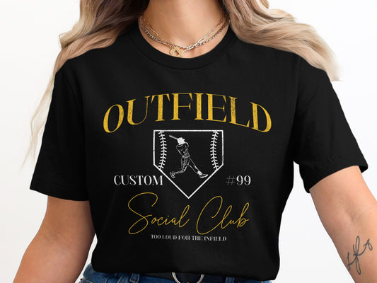 OUTFIELD Social Club- Diamond Design w/Custom Name & Number