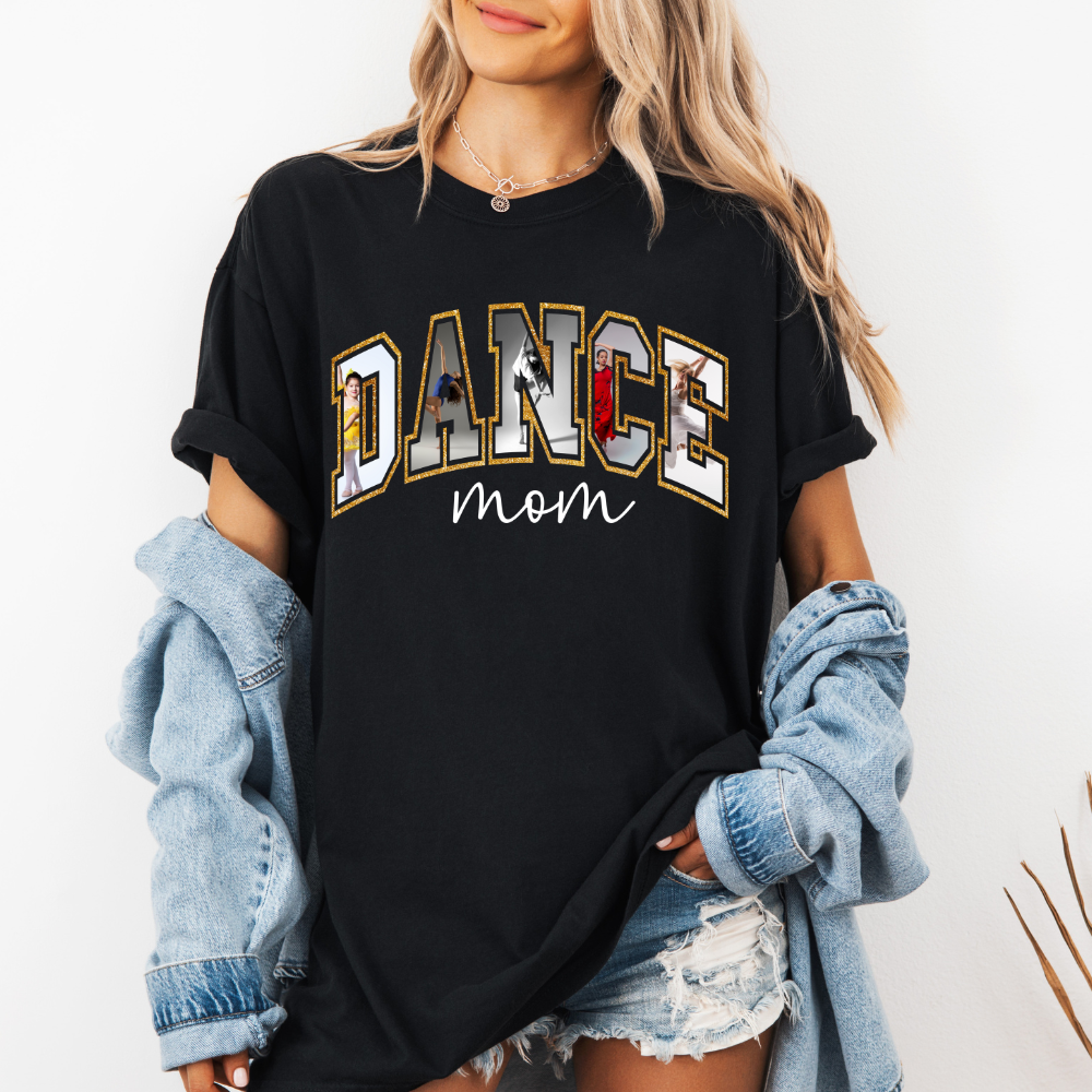 Custom Dance Mom Photo Top — design example 1
