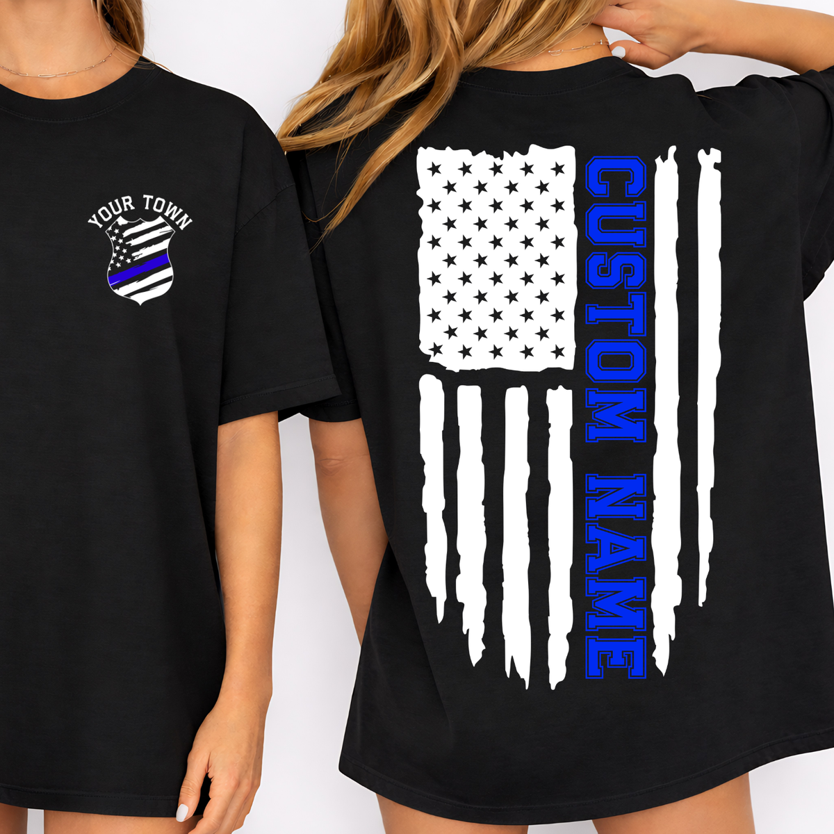 Custom Police Department Top — design example 1