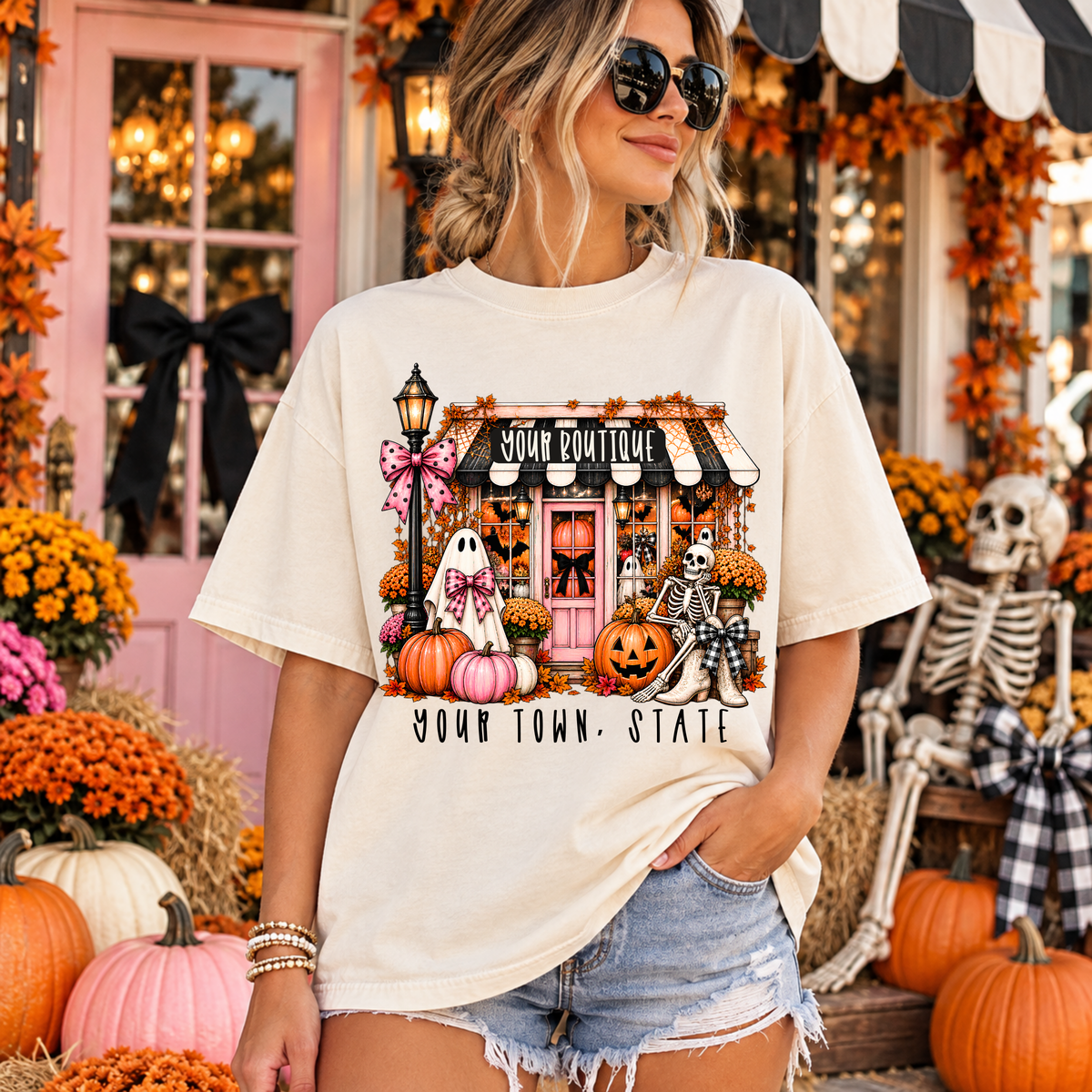 Custom Shop Small Halloween Boutique Top — design example 1