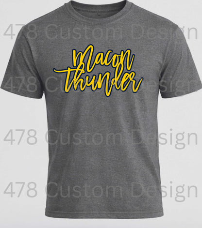 Macon Thunder Baseball- Design 1